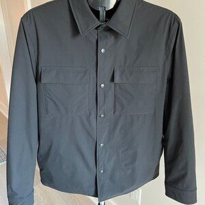 Banana Republic Black Performance Shirt Jacket (Size Medium)